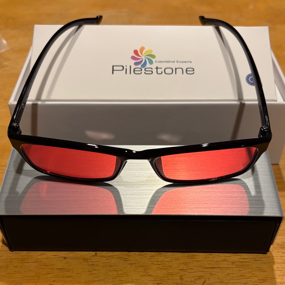 Pilestone colorblind Red‎ Lens Glasses Lens D